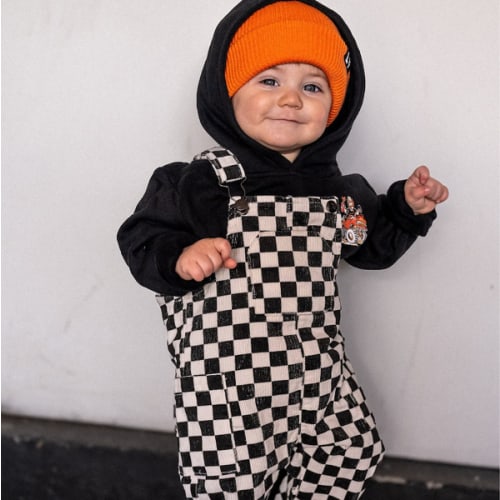 Teddy Checker Overalls