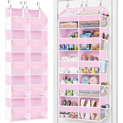 5-Tier Over Door Organizer, 10-Compartment Wide Storage Rack