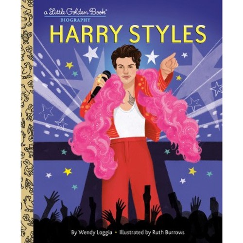 Harry Styles: A Little Golden Book Biography - by  Wendy Loggia (Hardcover)