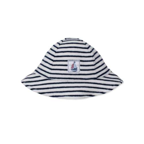 Red, White, & Blue Regatta Stripe Terry Sunhat