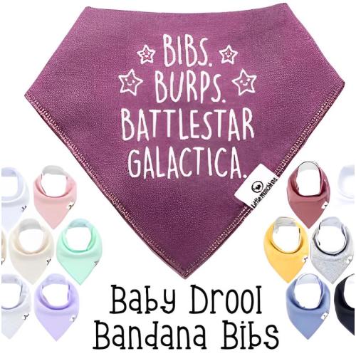 The Office Baby Bib: ultra-soft, organic, absorbent cotton with nickel-free adjustable snaps, Ideal baby shower gift, multiple colors