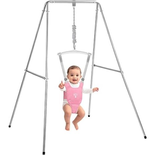 Baby Jumper with Stand, Baby Jumpers and Bouncers, Baby Exerciser Suitable for 6-24 Months