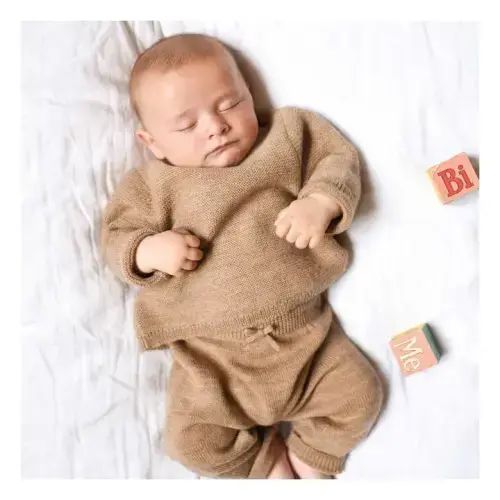 Aimé Wool Sweater and Saroual | Heather beige