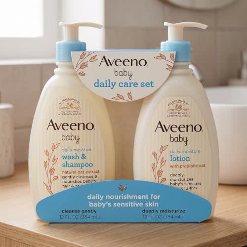 Aveeno Baby Daily Care Gift Set, 2 Items
