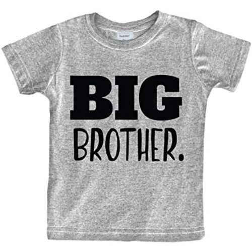 Big Brother Shirt for Toddler Promoted to Best Big Brother Announcement Baby Boys