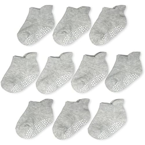 Goldbug Tiny Treads Socks - Socks with Grips for Baby, Toddler and Kids