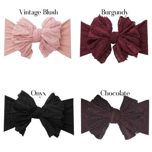 Big RUFFLE Bow Headband, Baby Girl Headwrap, Baby Turban, Baby Head Wraps, Newborn Bow Headband, Bow Toddler Headbands, Baby Girl Headbands