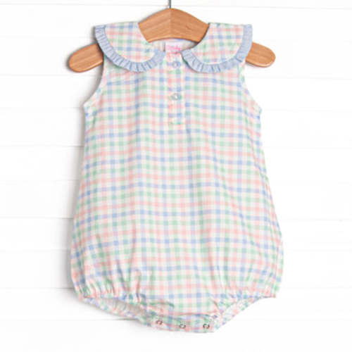 Paradise Plaid Bubble, Blue – Stitchy Fish