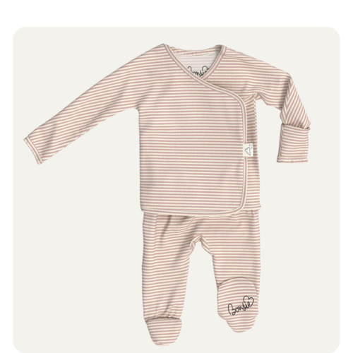 Footie - Berry Twist – Bonsie Skin to Skin Babywear