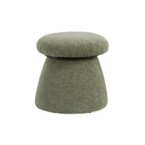 Mushroom Green Storage Ottoman