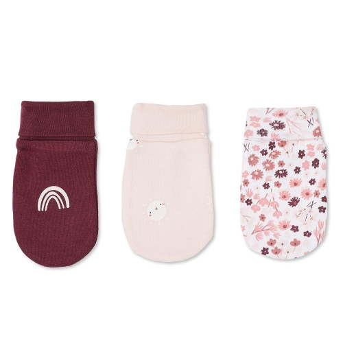 George Baby Girls' Mittens 3-Pack, One Size - Walmart.ca