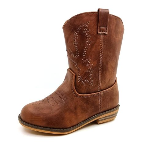 ICEBIRDS Little Kid's and Toddler Western Cowboy Boot