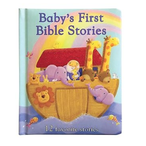 Baby's First Bible Stories Padded Board Book - Gift for Easter, Christmas, Communions, Newborns, Birthdays, Beginner Bible