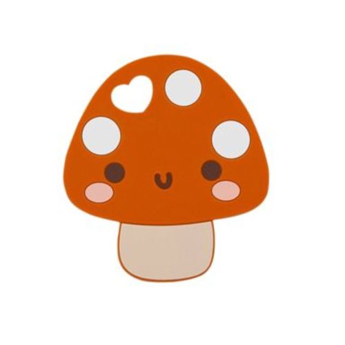 Pearhead Mushroom Silicone Teether