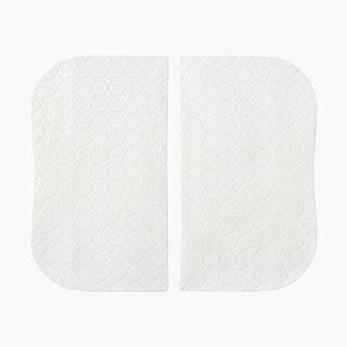 Halo Twin Bassinest Mattress Pad (2 Pack) - White