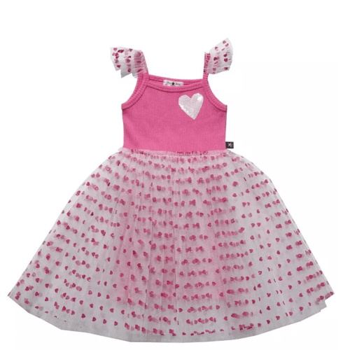 Girls' Heart Tutu Dress - Baby, Little Kid, Big Kid