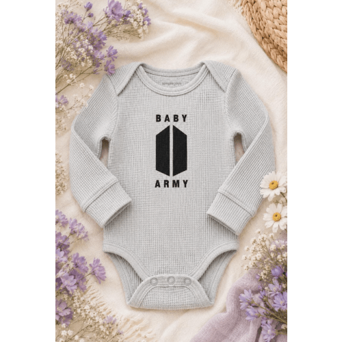 BTS Baby ARMY onesie, KPOP baby shower gift, baby gift
