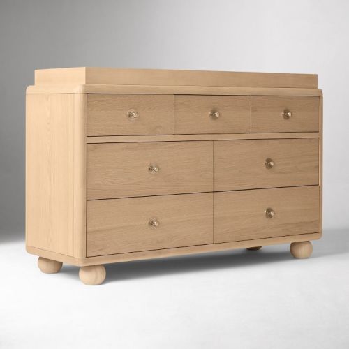 Joseph Altuzarra Sphere Foot 7-Drawer Wide Dresser with Removable Topper (56")