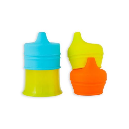 Boon® SNUG 3-Pack Spouts with Cup in Green/Orange/Blue