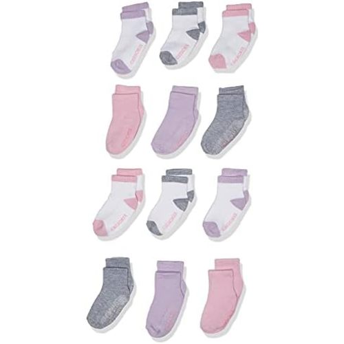Cherokee baby-girls 12 Pack Shorty Ankle Socks