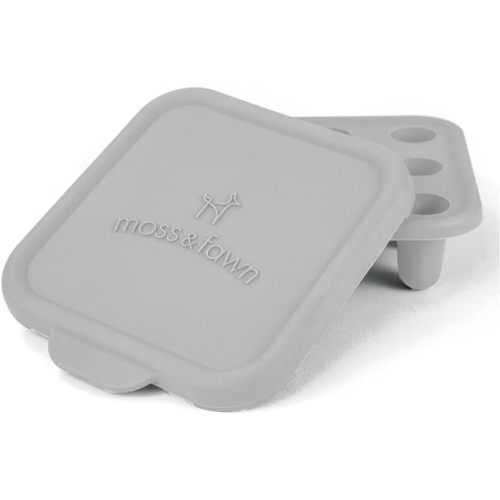 Ice Cube Tray, Forage Feeder Freezer Mold for Breast Milk, Formula, Bone Broth, Purees, and Baby Food - Dew