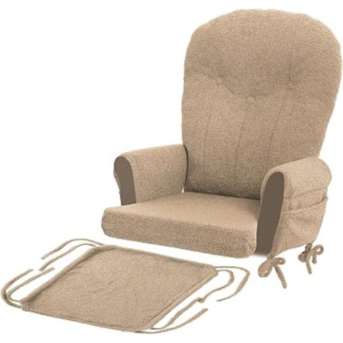ANMINY 5PCS Glider Rocker Replacement Cushions, 29.5"H Back 3.5"Thick Khaki