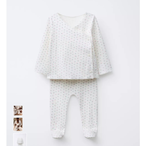 FLORAL T-SHIRT AND LEGGINGS SET - Pale pink | ZARA United States