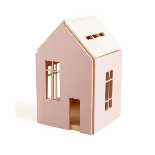 large magnetic dollhouse in pink