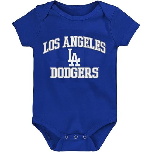 Outerstuff MLB Officially Licensed 0-24 Months City Headline Arch Logo Creeper Bodysuit Romper