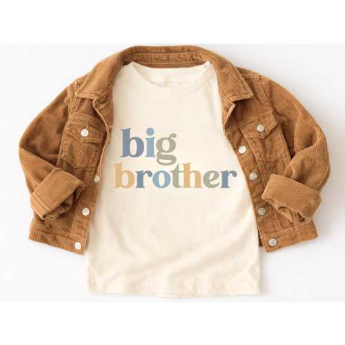 Big Brother T Shirt - 5T natural short sleeve