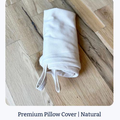 Peekaboo Premium Pillow Cover - Natural