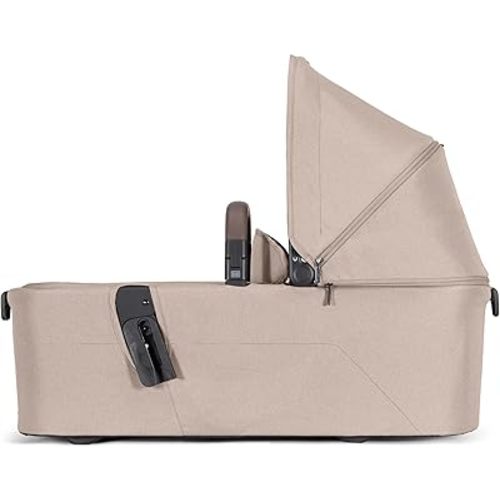 Joolz Aer2 Foldable Bassinet for Baby Stroller – Ultra-Light Bassinet with One-Hand Quick Fold - Soft Mattress - Large UPF 50+ Canopy - Perfect Baby Cot Add-on for Your Aer2 (Sandy Taupe)