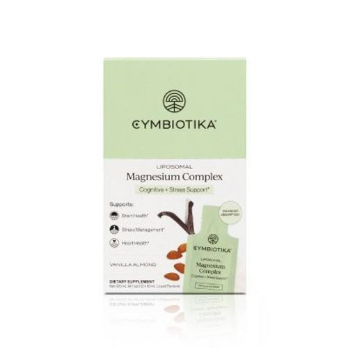 CYMBIOTIKA Premium Liposomal Magnesium Complex - Liquid Enhanced Absorption Mineral - 12pk