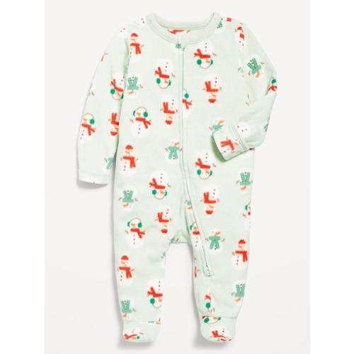 Cozy Knit 2-Way-Zip Sleep & Play Footed One-Piece for Baby