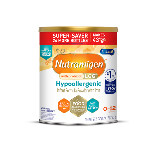 Nutramigen® with Probiotic LGG® Hypoallergenic Infant Formula - Powder - 27.8 oz Can - Super Saver Pack - Online | Enfamil