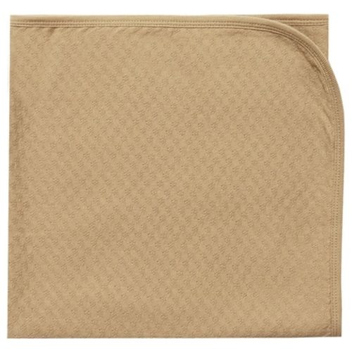 Pointelle Baby Blanket, Honey