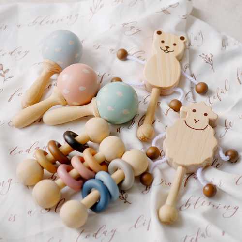 Wooden Rattle, Maracas Wooden Toy, Wooden Toy for Baby, Rattle for Baby, Baby Birthday Gift, Gift for Baby, Toy for Baby, Baby Toys, Rattle