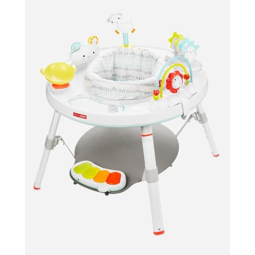 Skip Hop Baby Activity Center: Interactive Play Center with 3-Stage Grow-with-Me Functionality, 4mo+, Silver Lining Cloud