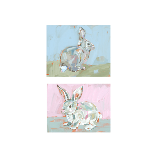 "Bunny Hunnies" on paper