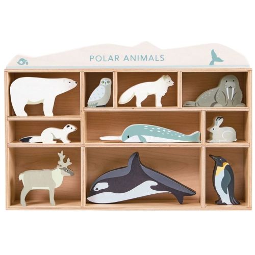 Wooden Polar Animal Figures