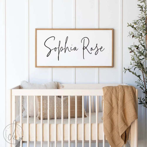 Personalized Baby Name | Sophia Rose