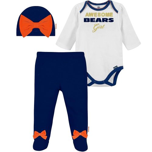 NFL NFL Baby Girls Nfl Team Footed Pant and Bodysuit Gift Set