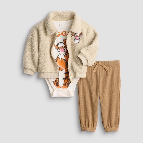 Baby Boy Disney's / Jumping Beans® Winnie The Pooh Tigger 3-Piece Bodysuit, Jacket & Pants Set