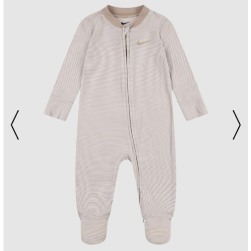 Striped Footed Coverall - Babies