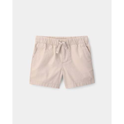 Baby Boy Canvas Shorts - Khaki | Carter's