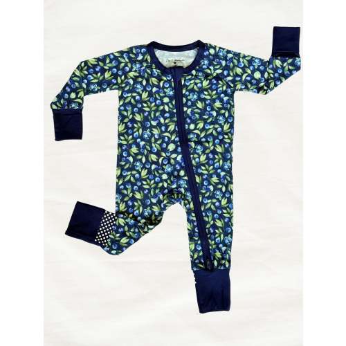 Blueberry Ridge Zippy | Maine Blueberry Pajamas