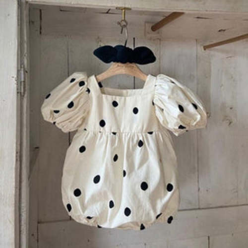 Polka Dot Bubble Romper – Teeny Mini Me