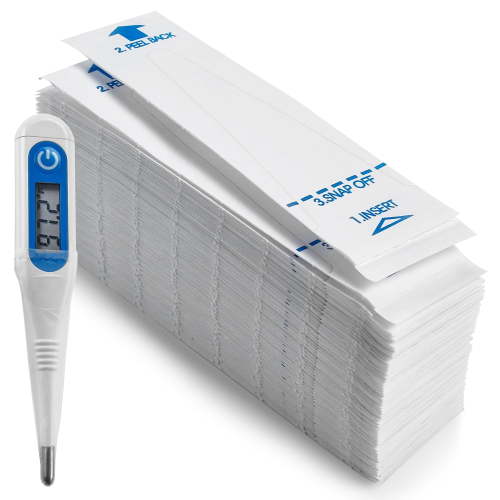 MEDca Digital Thermometer Disposable Probe Covers for Adult, 100 Count