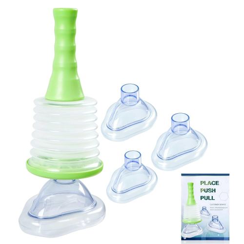 Emergency Airway Suction Device - Portable Anti-Choking Device Kit for Kids and Adults, Travel-Friendly First Aid Device for Children and Adults, Heimlich Device for Home & Travel First Aid Kit