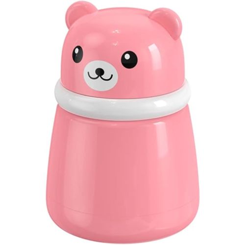 CoaGu Compact Powder Case - Includes Powder Puff - Ideal for Body Dusting - Perfect for Baby & Mom Use - Pink Color
